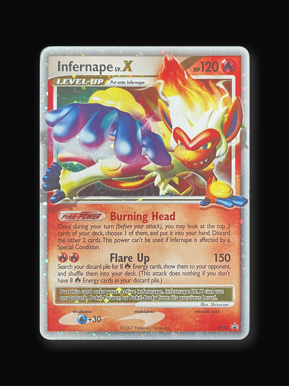 Infernape Lv.X DP10 Pokémon Single Card-front