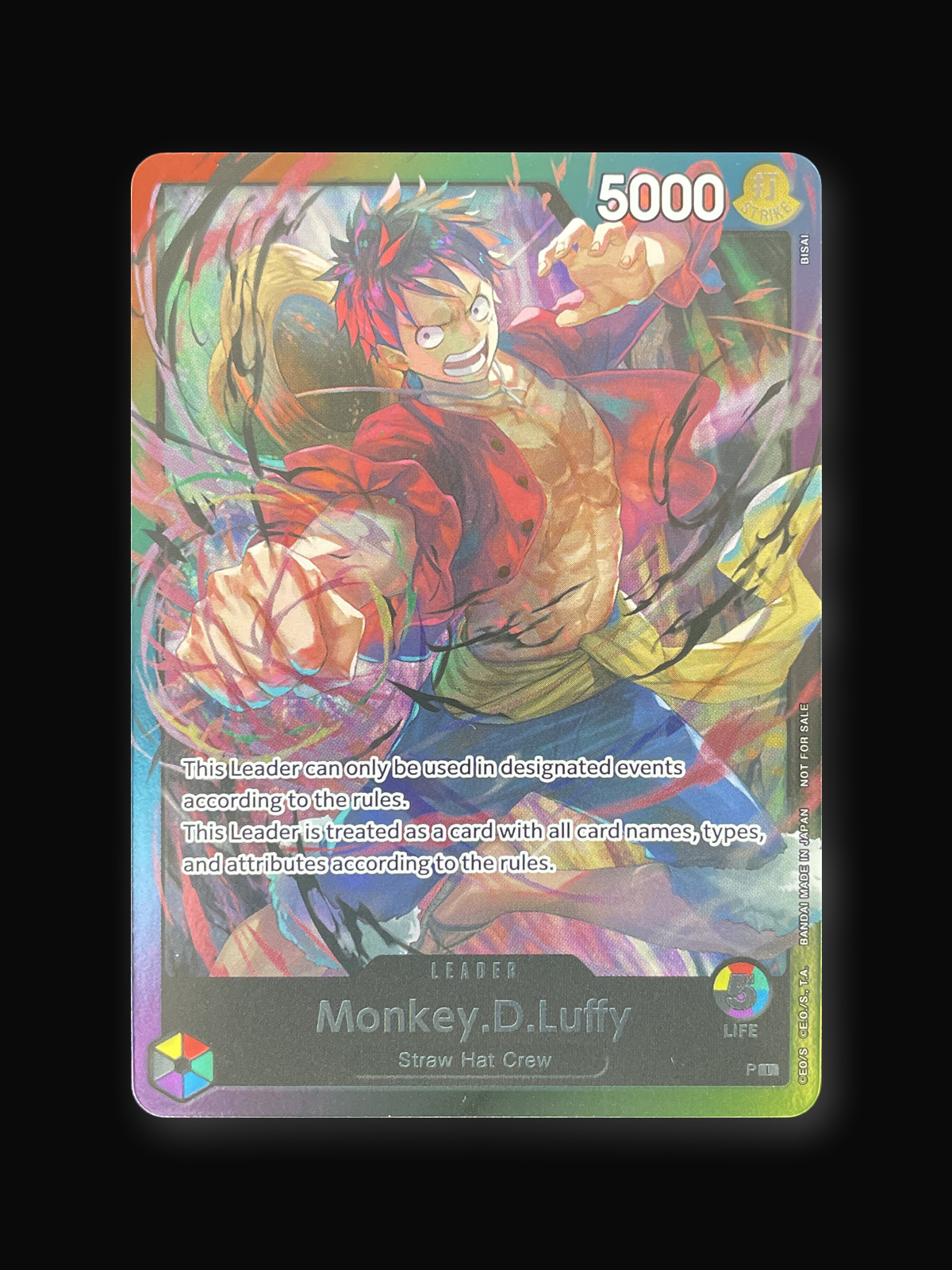 Monkey.D.Luffy Leader Promo One Piece Card Game-front