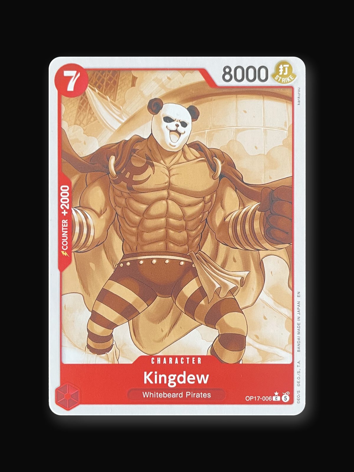 Kingdew OP17-006 One Piece Single Card (Pandaman Art)-front
