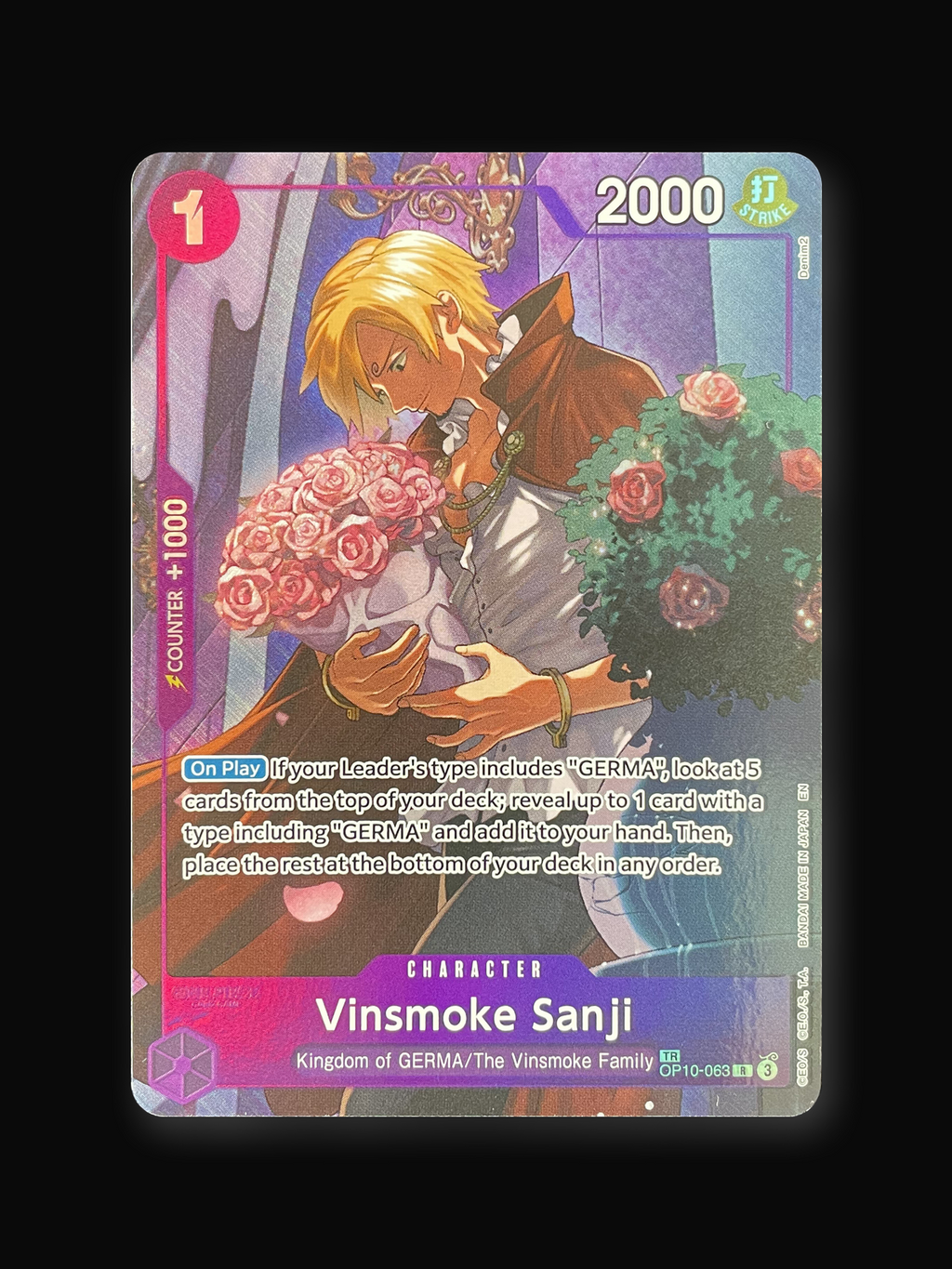 Vinsmoke Sanji OP10-063 TR One Piece (TR)-front
