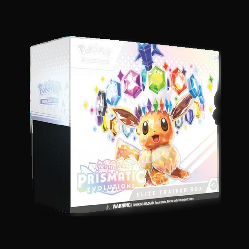 Pokémon Scarlet & Violet Prismatic Evolutions Elite Trainer Box — factory sealed Pokémon Elite Trainer Box