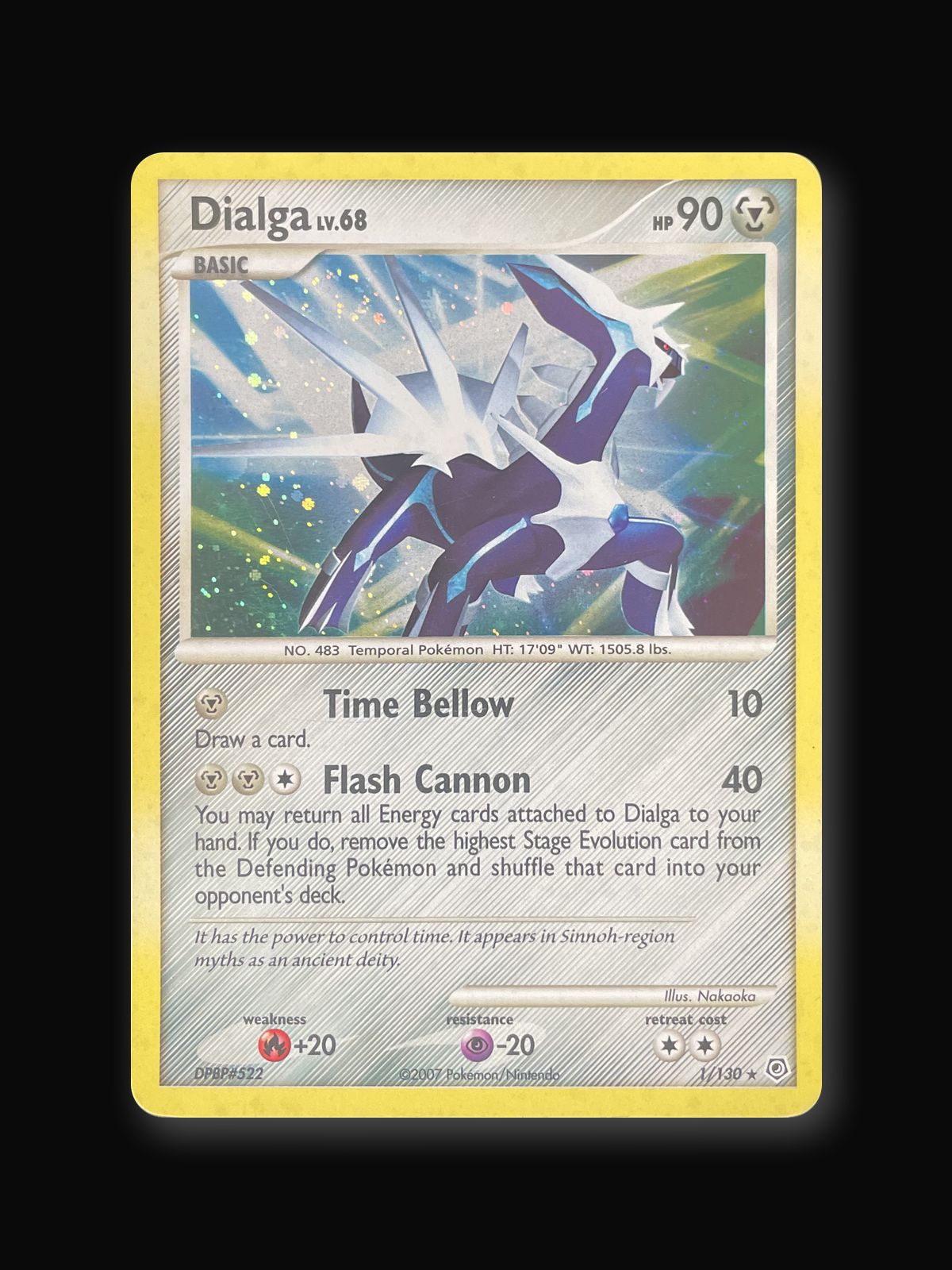 Dialga Diamond & Pearl Holo Rare 1-front