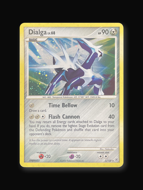 Dialga Diamond & Pearl Holo Rare 1-front