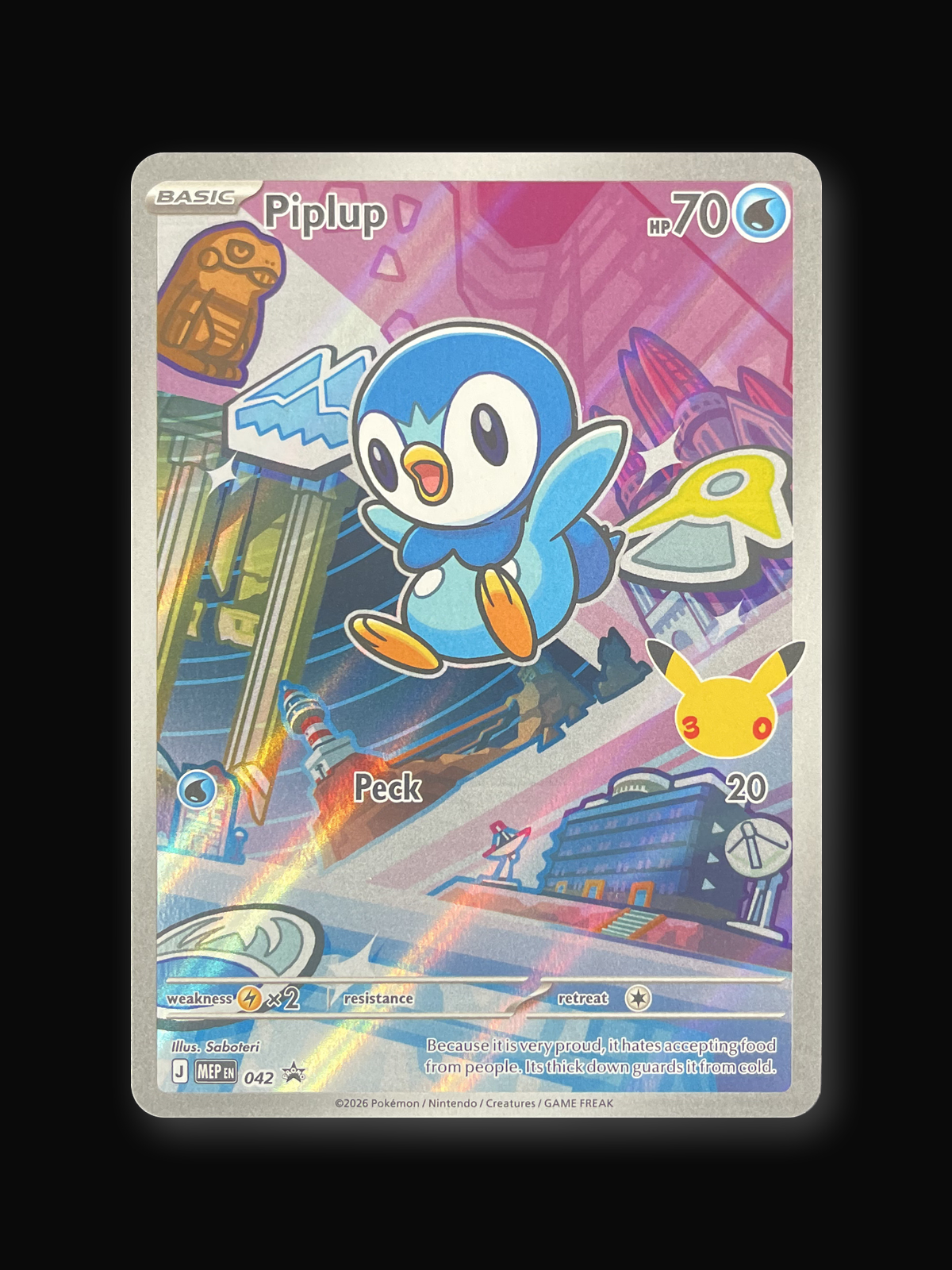 Piplup MEP 042 Illustration Rare-front