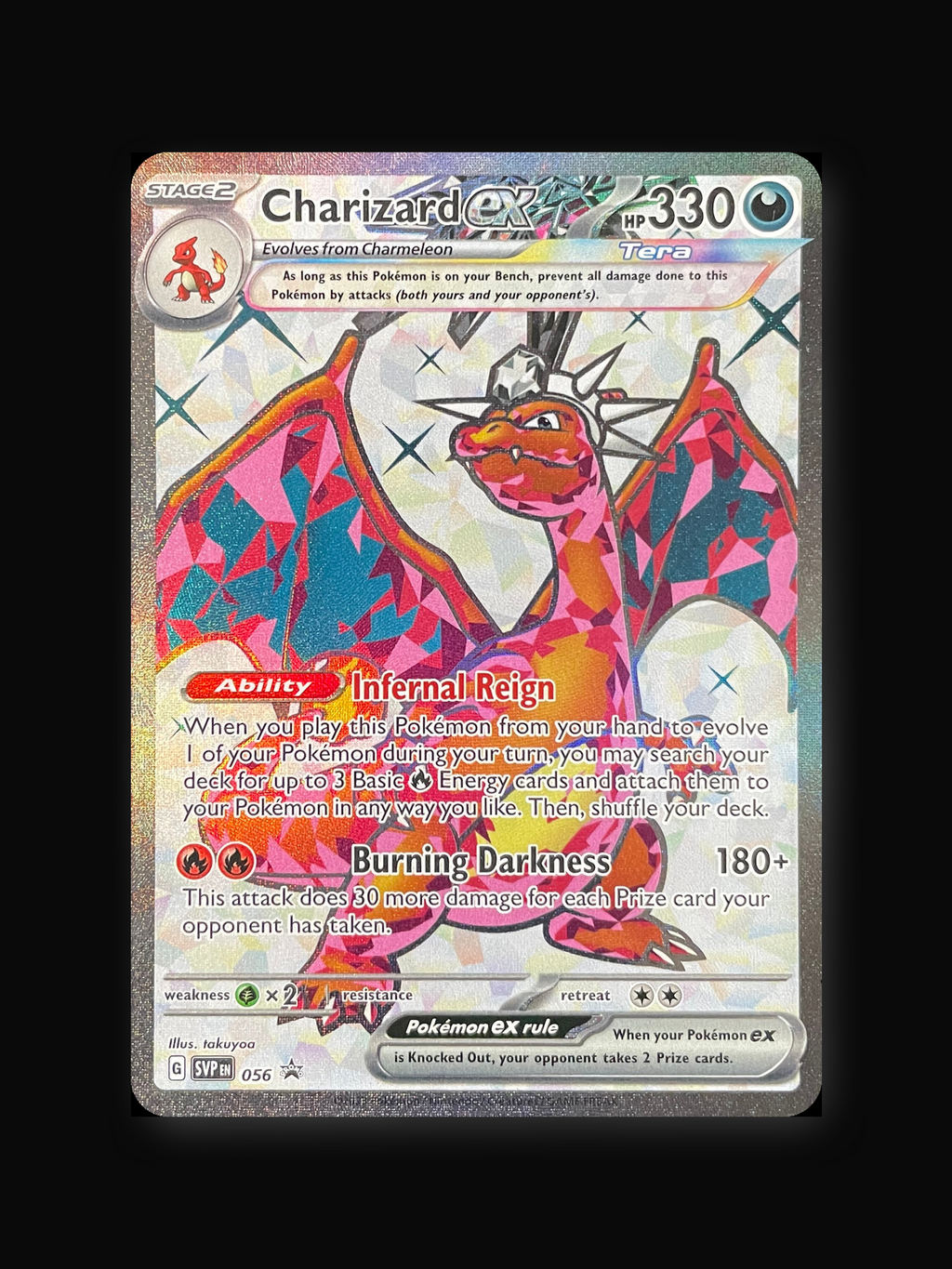 Charizard ex 056 Scarlet & Violet Black Star Promos - front