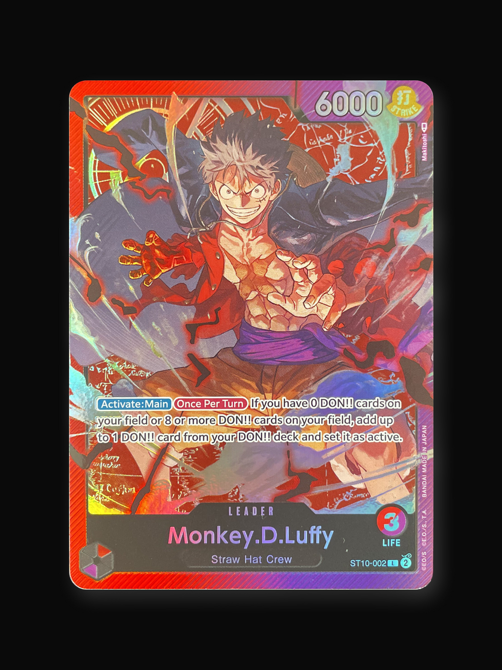 Monkey.D.Luffy ST10-002 Leader One Piece Card Game-front