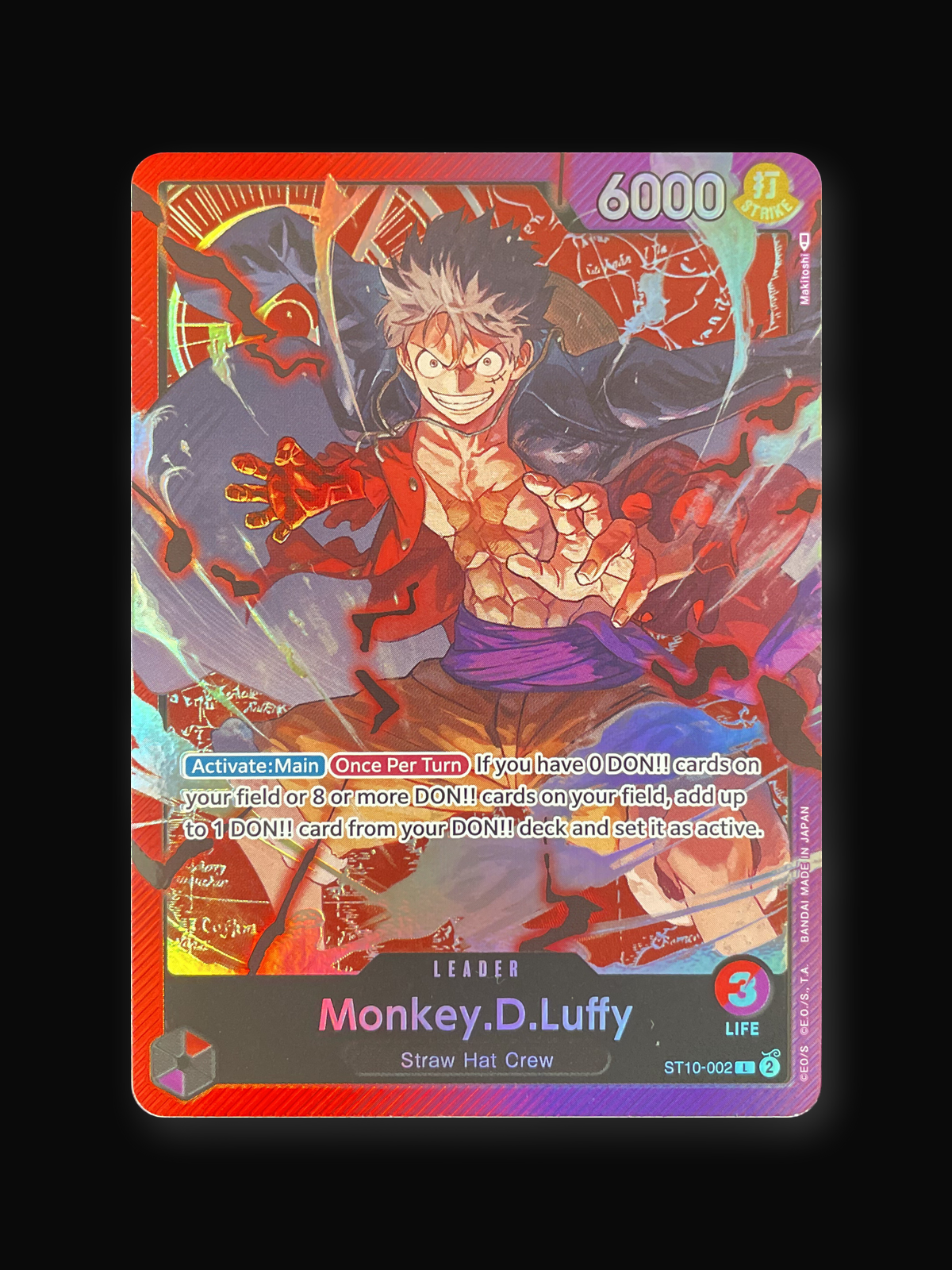 Monkey.D.Luffy ST10-002 Leader One Piece Card Game-front