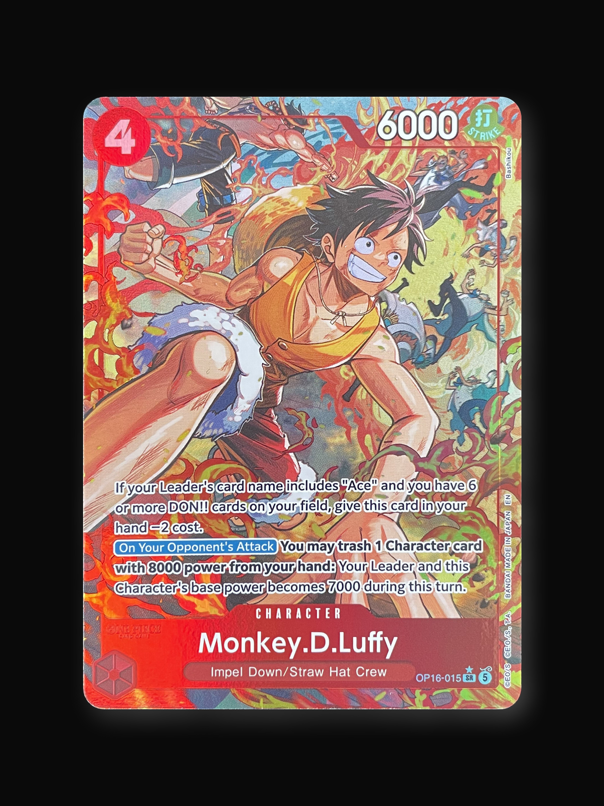 Monkey.D.Luffy OP16-015 Super Rare (Alternate Art)-front